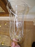 Vase en verre d'échantillon - disponible sur demande moyennant un supplément (échantillon)
