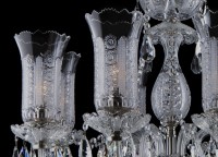 Detail of the PK 500 lace cut - glass vase