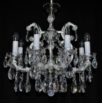 8-arm Silver Maria Theresa chandelier