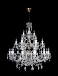 Vue d'ensemble du lustre : nous adapterons la longueur de la chaîne en fonction de la hauteur de votre plafond.