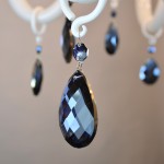 Cristal gris-bleu amande