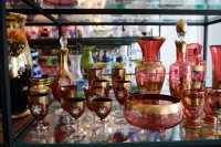 Échantillon de verre décoratif avec la même décoration artistique