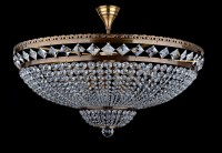 Grand lustre à panier de Swarovski