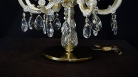 Lampe de table de Marie-Thérèse en cristal d'or massif