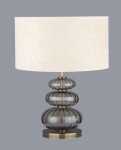 SMOKY CRYSTAL - la même lampe avec trois boules (EN OPTION)