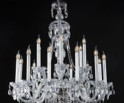 Détail d'une copie de la lampe histrionique - partie supérieure