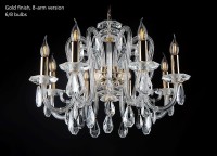 Version dorée du lustre