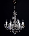 Lustre de Swarovski avec rosace de plafond