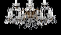 Partie inférieure du lustre avec des pendants à la française