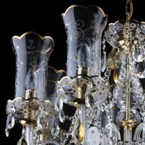 Lustres et lampes en cristal avec pierres Swarovski (Swarovski elements)
