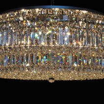 Modern Strass surface-mounted chandeliers