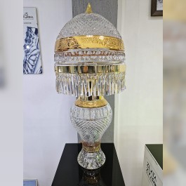 Lampe de table haute avec motif « diamant » de BACCARAT