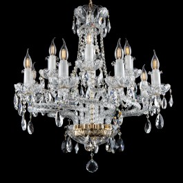 Lustre en cristal de taille moyenne