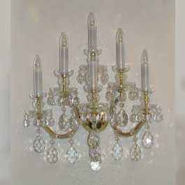 Grande applique luxueuse de Marie-Thérèse à 6 lampes