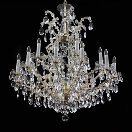 Large Maria Theresa chandelier 18 flames