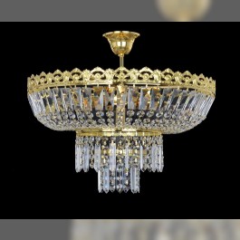 Lustre en strass à installer dans le couloir de l'appartement