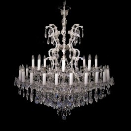 Lustre original en argent de Thérèse pour un espace luxueux
