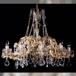 10 flames Maria Theresa crystal chandelier with Pendeloques