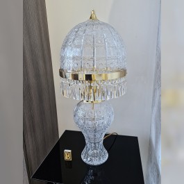 Grande lampe de table luxueuse en cristal