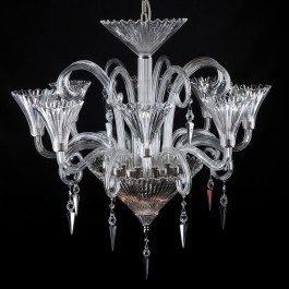 Lustre de Baccarat avec vases