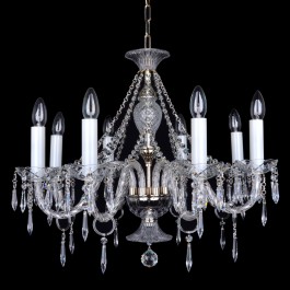 Lustre en cristal de taille moyenne de style français
