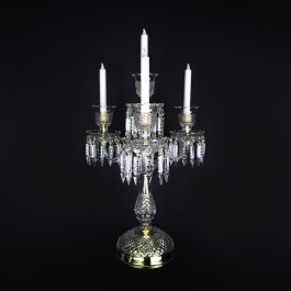 Luxueux grand chandelier en cristal dans le style Bohemia Baccarat