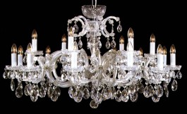 Large wide Maria Theresa Chandelier 18 candle bulbs