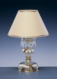 Table crystal lamp Gold Enamel