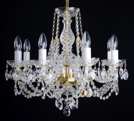 8 Arms crystal chandelier with Swarovski crystal almonds