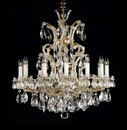 Royal Theresian crystal chandelier wit 13 lights
