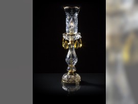 Crystal table lamp with Swarovski stones
