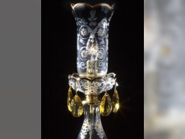 Detail of small Swarovski Amer crystals