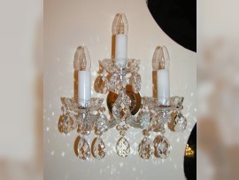 Applique de Marie-Thérèse à 3 bras en argent