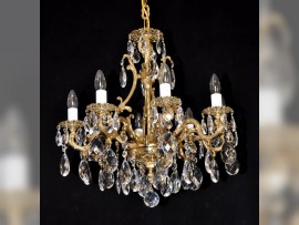 Sample of Pure Gold cast brass chandelier