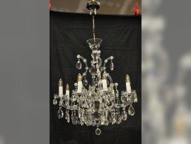 Lustre thérésien en métal teinté foncé