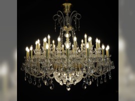 Lustre Tulajky, diamètre 140 x 120 cm, 49 ampoules