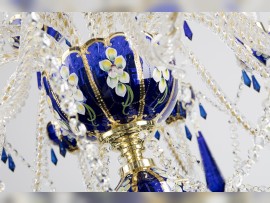 Fleurs en haut émail - cuites 4 fois dans un four à verre