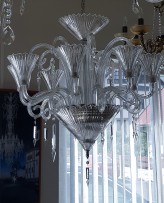 Lustre à 8 bras de prisme de Baccarat