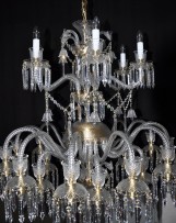 30-arm luxury crystal chandelier