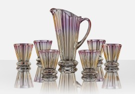 Luxurious beverage glass - jug and set of glasses 1