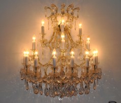 Large Maria Theresa Wall light 14 bulbs