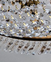 Prismes pointus en cristal de verre au plomb.