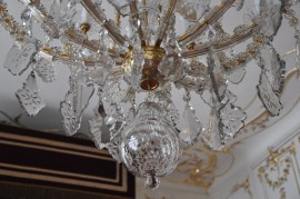 Detail of the old Theresian chandelier