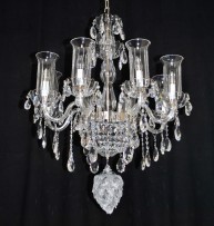 Chandelier called "hop cone"