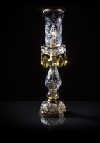 Crystal table lamp with Swarovski stones