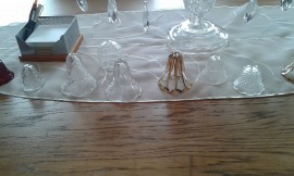 Cloches de lustre en cristal