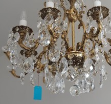 Chandelier with highlighted relief