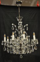 Lustre thérésien en métal teinté foncé