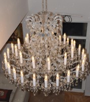Silver Maria Theresa chandelier