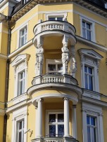 Balcons de l'hôtel spa Imperial Frantiskovy Lazne